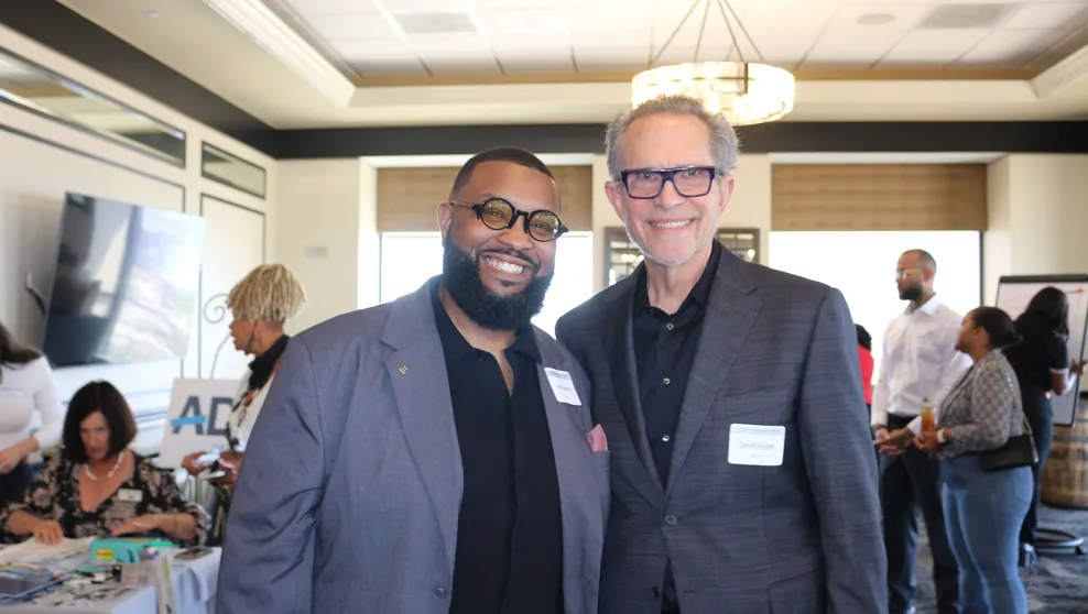 Two attendees of the Together Towards Freedom Black Jewish Passover Seder