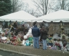 A Sandy Hook Elementary School makeshift memorial on Berkshire Road in Newtown, CT 12 days after shooting of 26 people who were killed, twenty were children.